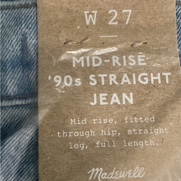 Madewell mid-rise 90’s straight jean - Picture 3 of 7